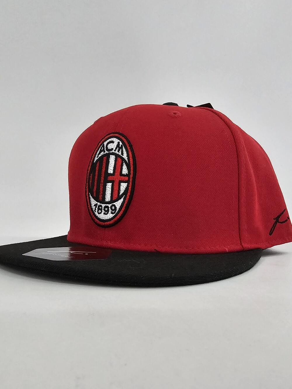 AC Milan 1899 Serie A Soccer Team Fi Collection Snapback Men's Cap